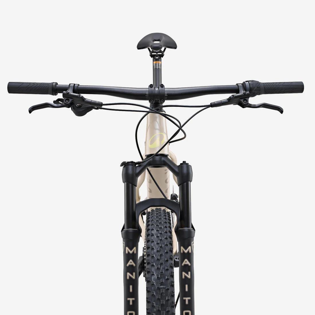 Bicicleta MTB XC semirrígida de 29" con cuadro de aluminio beige Race 540 - Image 8