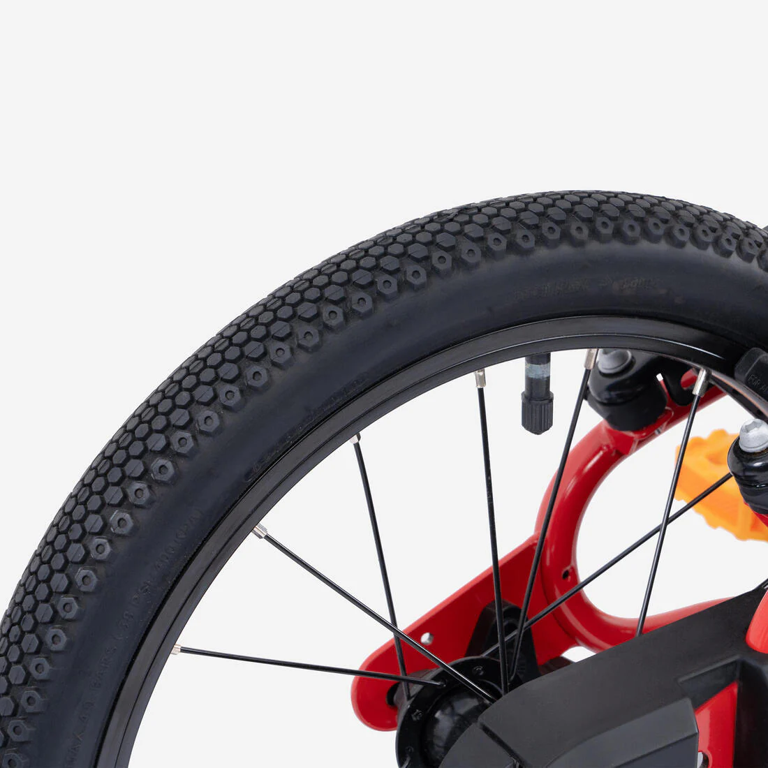 Bicicleta roja de 16" para niños de 4 a 6 años 500 Flame - Image 4