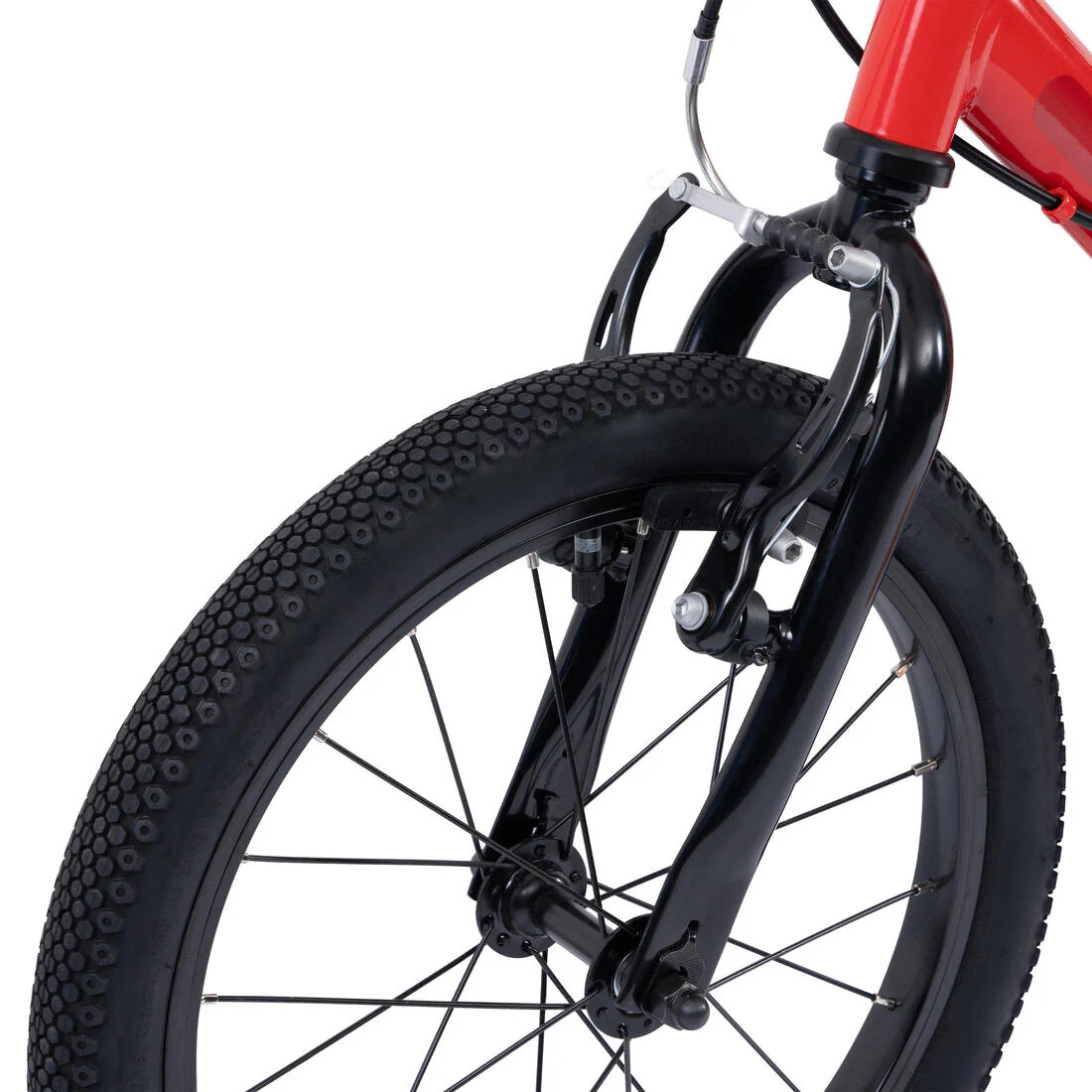 Bicicleta roja de 16" para niños de 4 a 6 años 500 Flame - Image 6