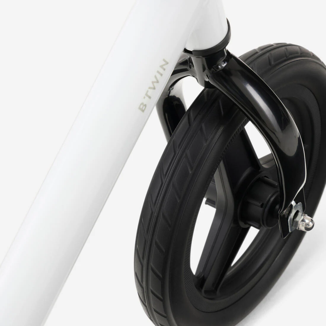 Bicicleta sin pedales de 10 pulgadas blanca para niños 100 - Image 3