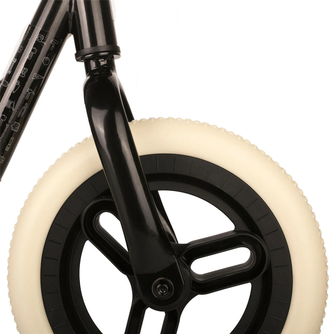 Bicicleta sin pedales de 10 pulgadas negra para niños de 2 a 4 años Runride 500 - Image 6