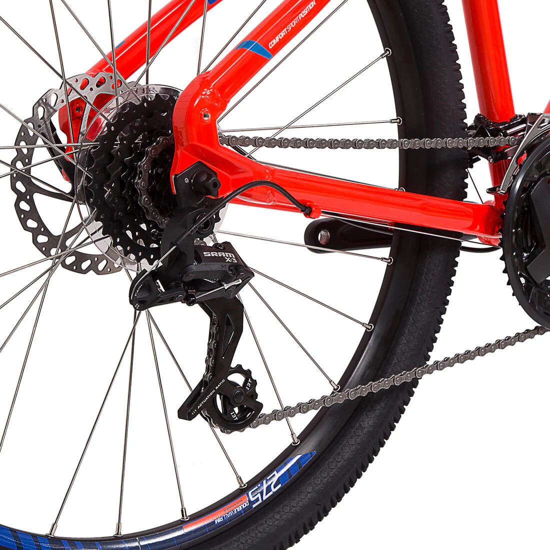Bicicleta Sport Trail Rockrider ST 520 RR Naranja 27.5 - Image 6