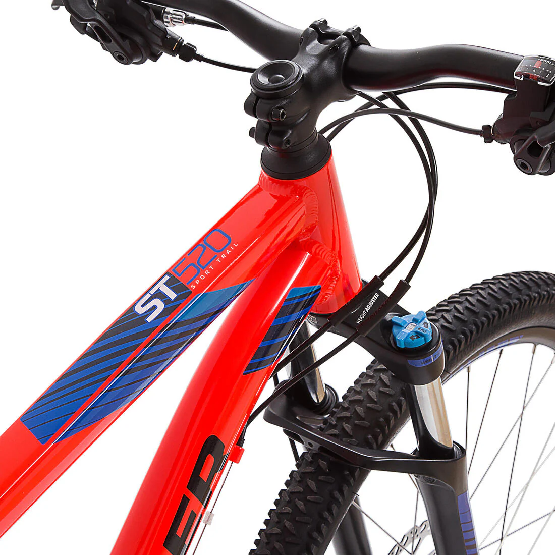 Bicicleta Sport Trail Rockrider ST 520 RR Naranja 27.5 - Image 7