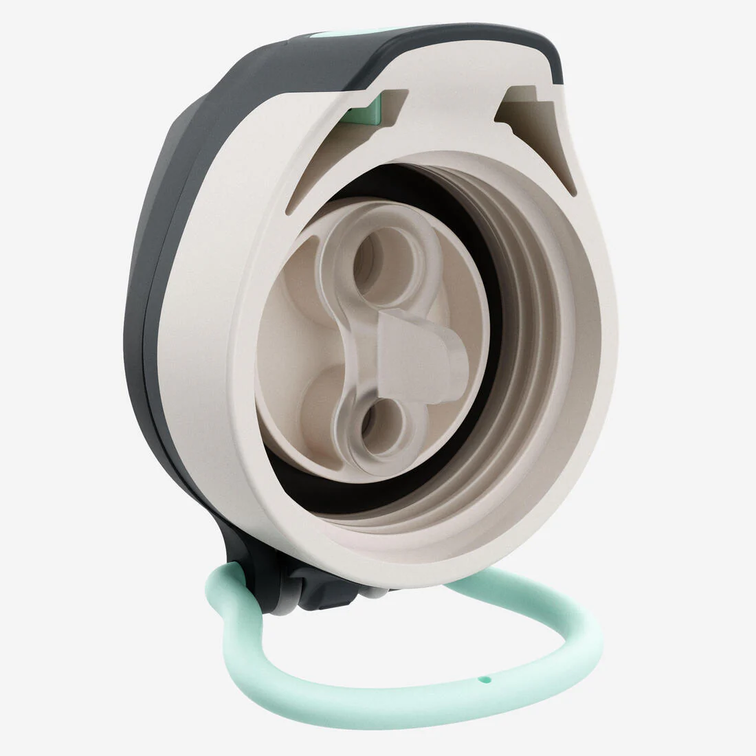 Bidón 500 niños 0,5L Ecozen® con tapón instantáneo para senderismo - azul - Image 6