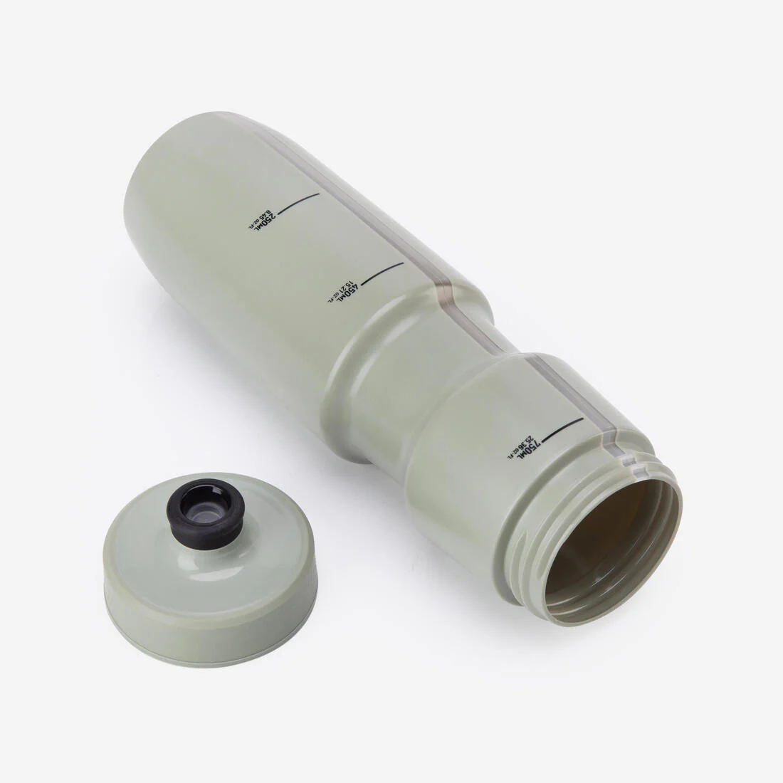 Bidón de ciclismo grande de 800 ml transparente CN FastFlow - Image 4