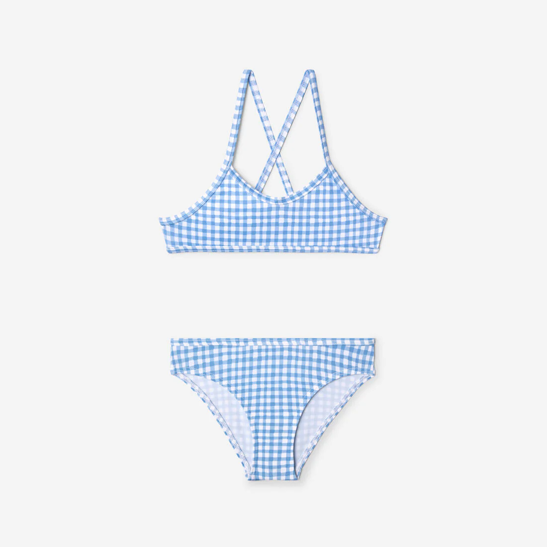 Bikini de surf con tirantes cruzados y estampado de flores para niña Boni 100 - Image 12