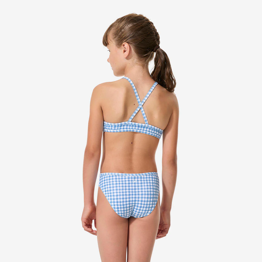 Bikini de surf con tirantes cruzados y estampado de flores para niña Boni 100 - Image 8