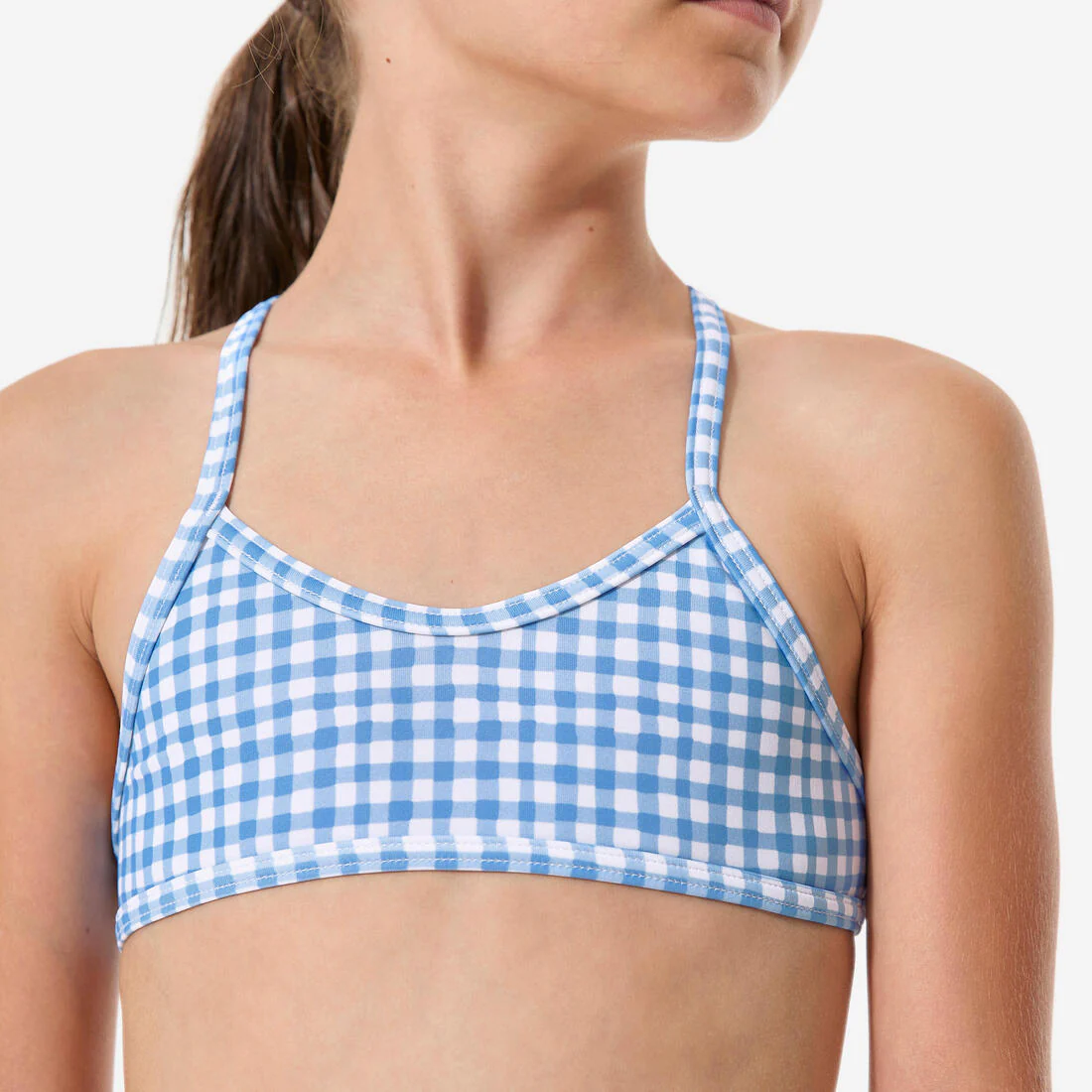 Bikini de surf con tirantes cruzados y estampado de flores para niña Boni 100 - Image 9
