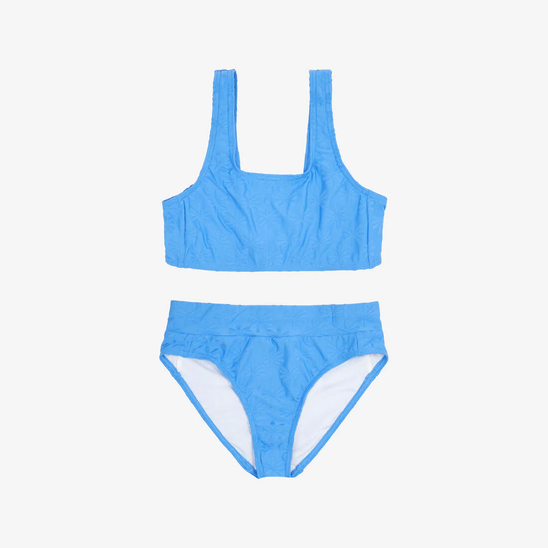 Bikini de surf de cintura alta lavanda para niña 500 Lao Miami - Image 6