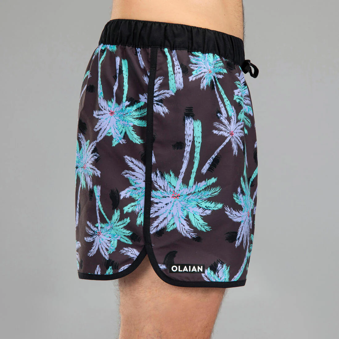 Boardshort Surf 100 Palmpanter Black Corto - Image 3