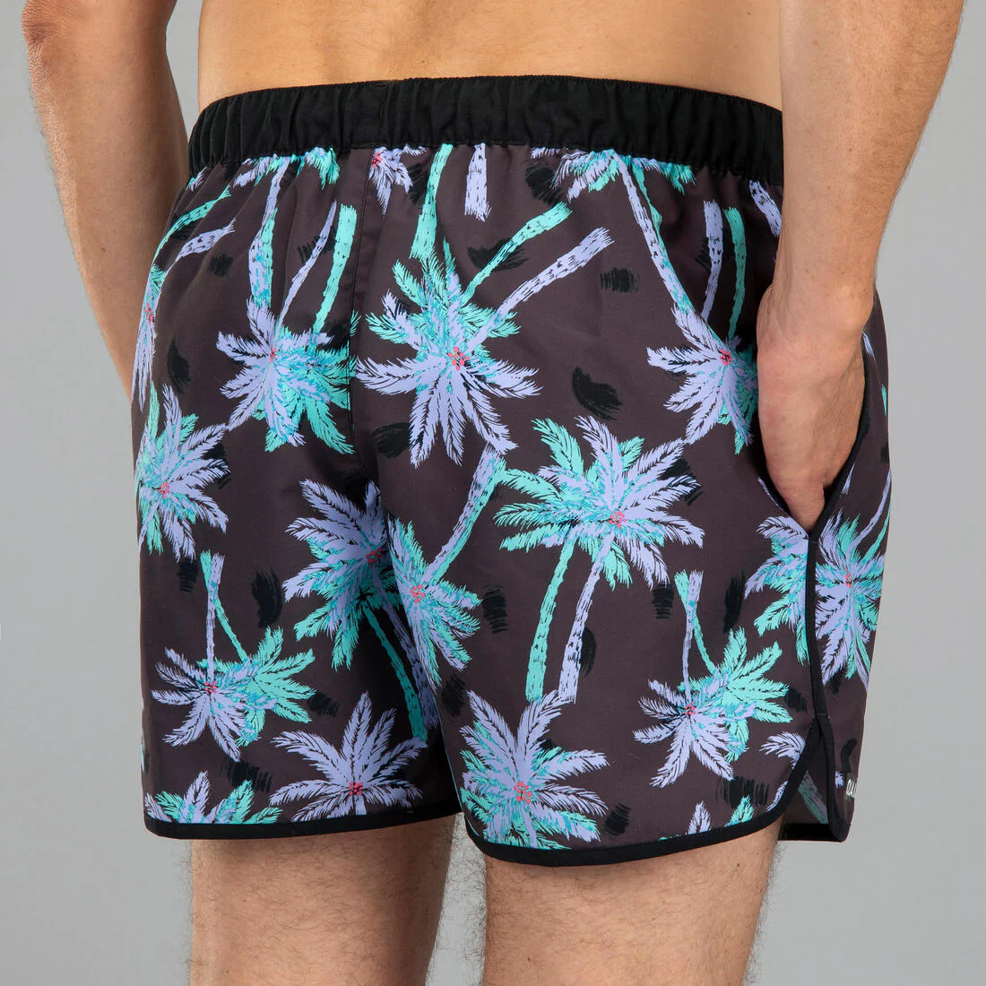 Boardshort Surf 100 Palmpanter Black Corto - Image 4