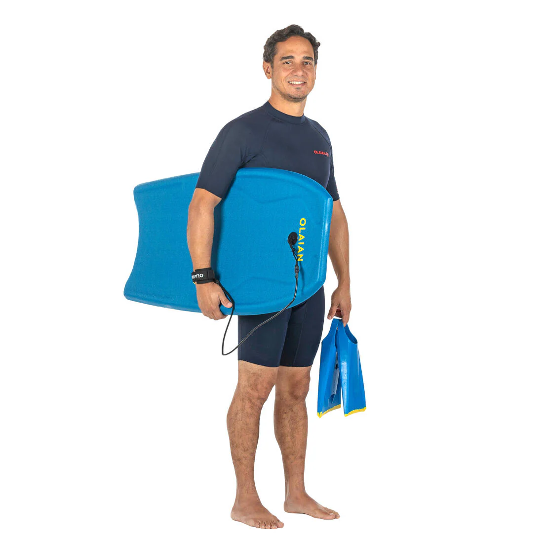 Bodyboard 100 Azul Correa Muñeca - Image 15