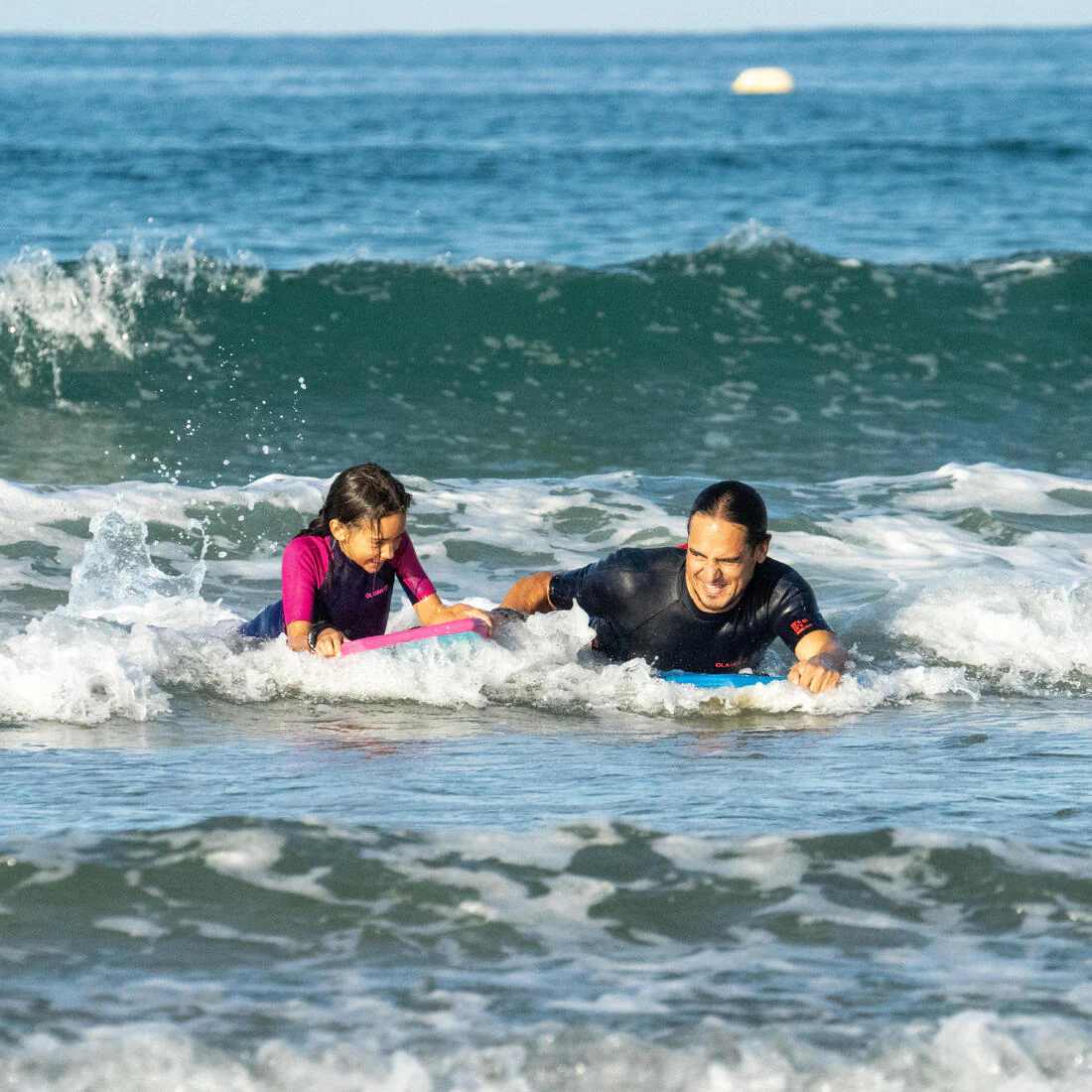 Bodyboard 100 Niños Azul Amarillo Leash Muñeca - Image 27