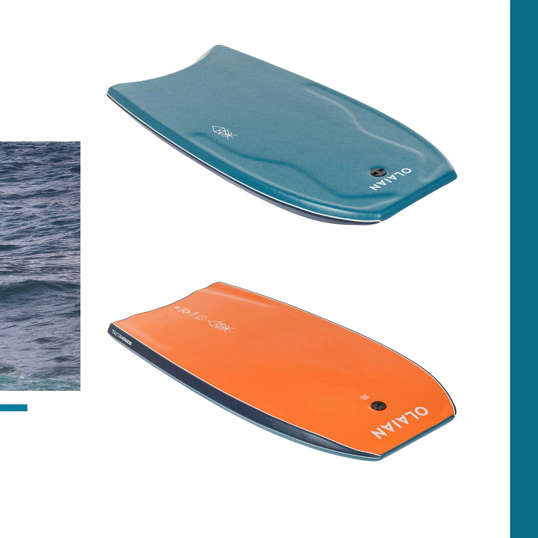 Bodyboard con correa 500 - Image 25