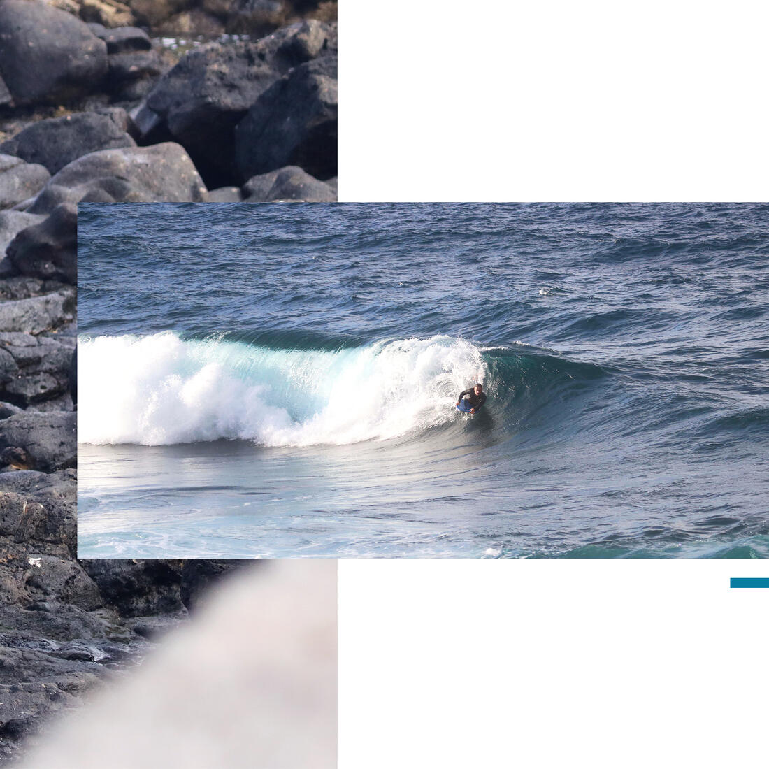 Bodyboard con correa 500 - Image 26