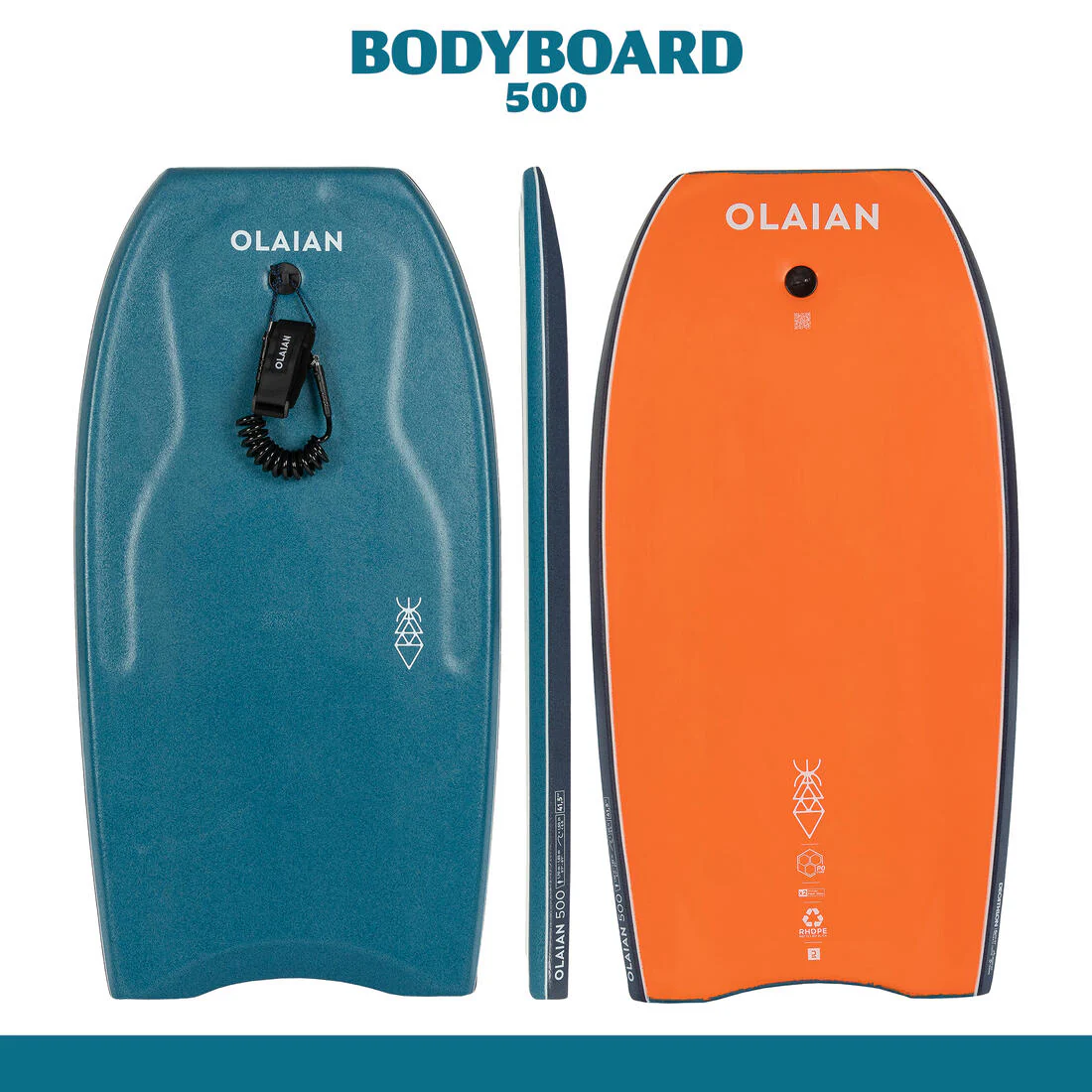 Bodyboard con correa 500 - Image 27