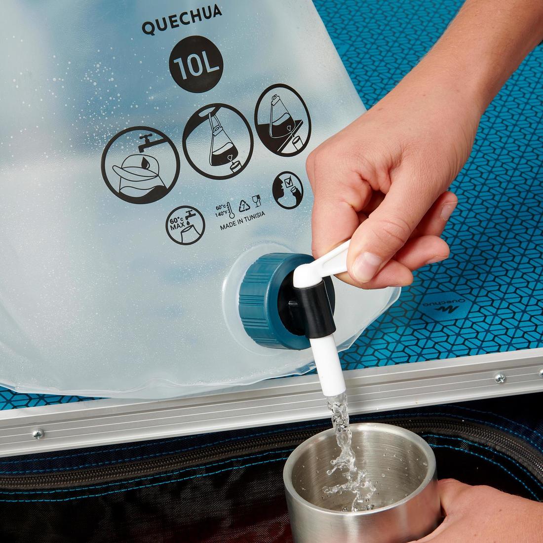 Bolsa/botella flexible para agua para camping de 10 litros - Image 6