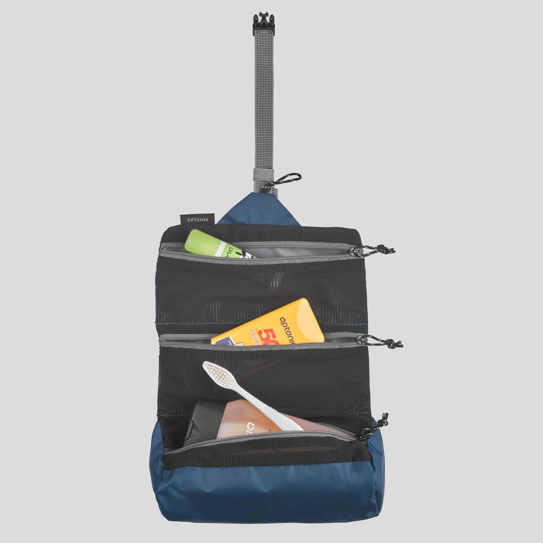 Bolsa de Baño Trekking Forclaz Ultralight Azul Plegable - Image 4