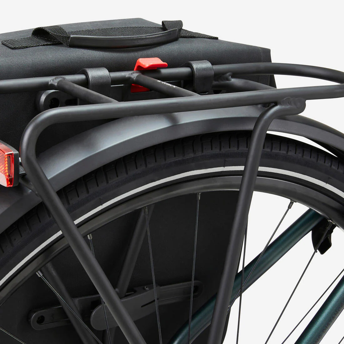 Bolsa de bicicleta impermeable negra de 27 L 900 - Image 4