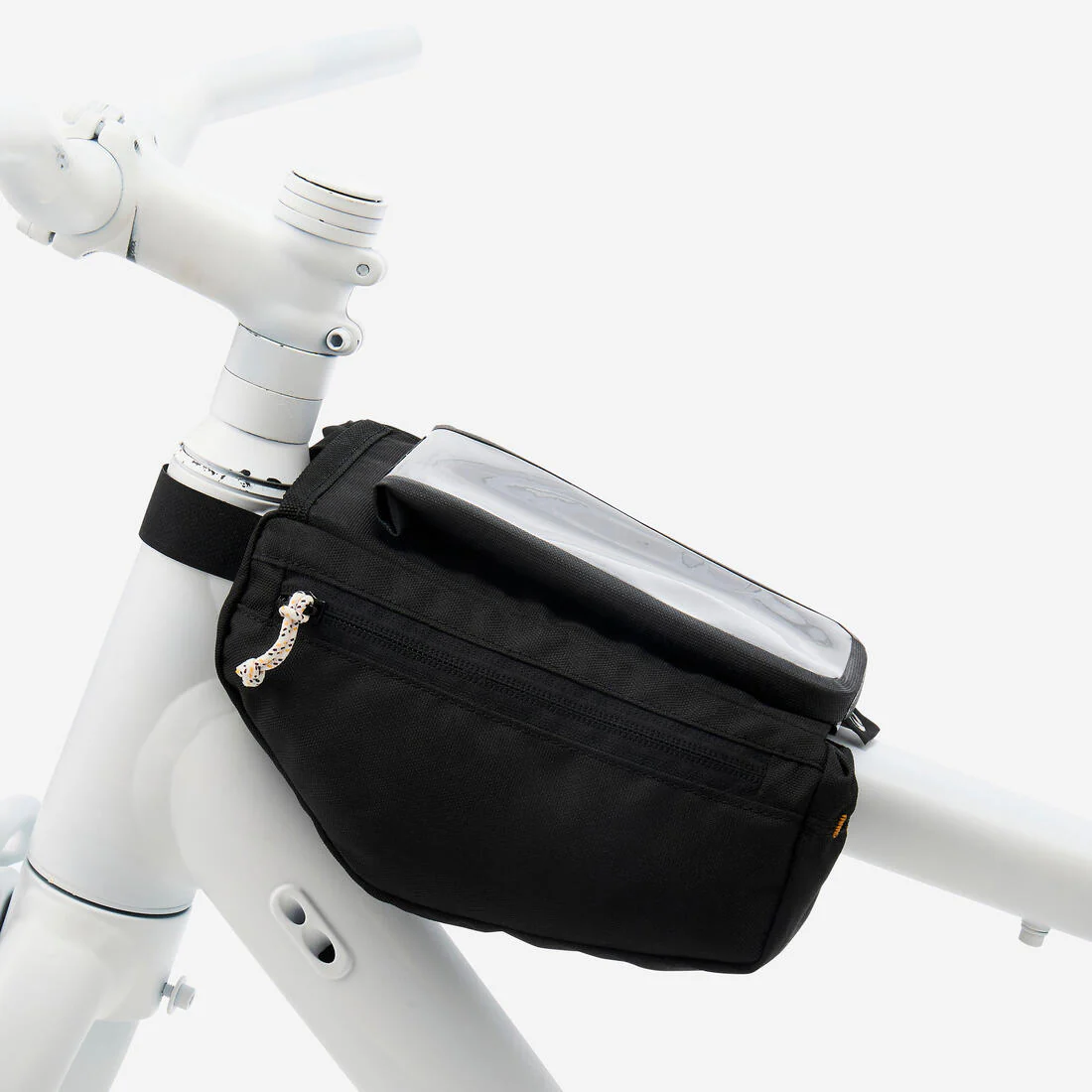 Bolsa de cuadro para bicicleta ACTV 2 x 1 para smartphone negra 100 - Image 4