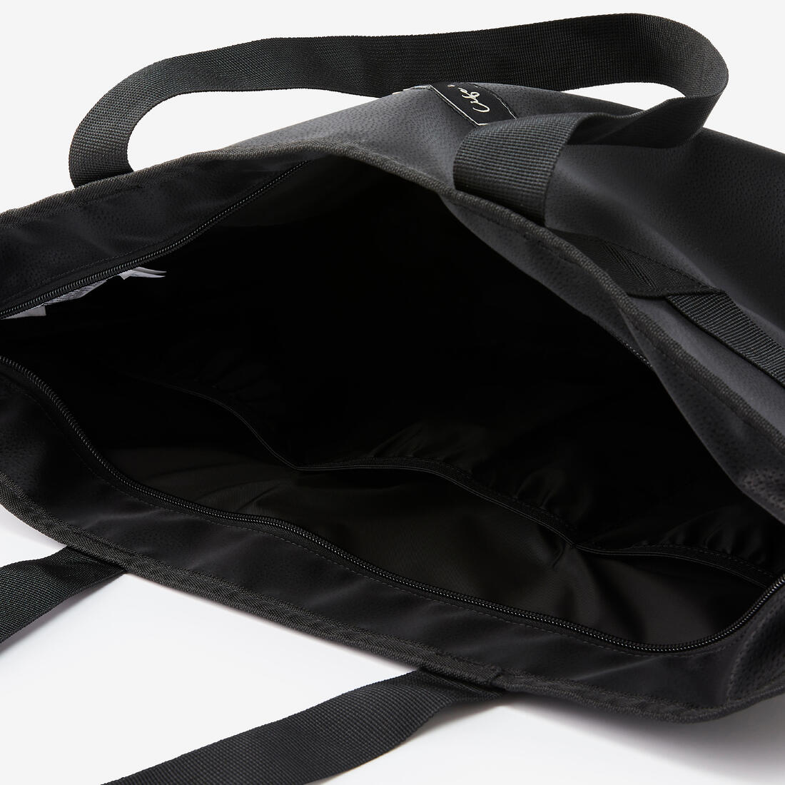 Bolsa de deporte efecto piel texturizada 25 L negro - Image 4