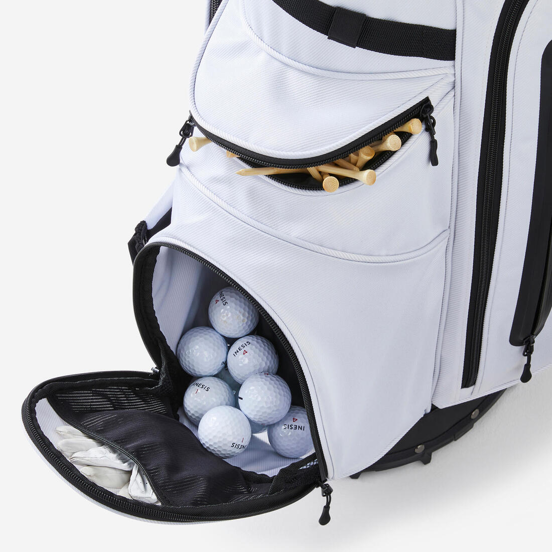 Bolsa de golf con tripié blanca Inesis Light - Image 4
