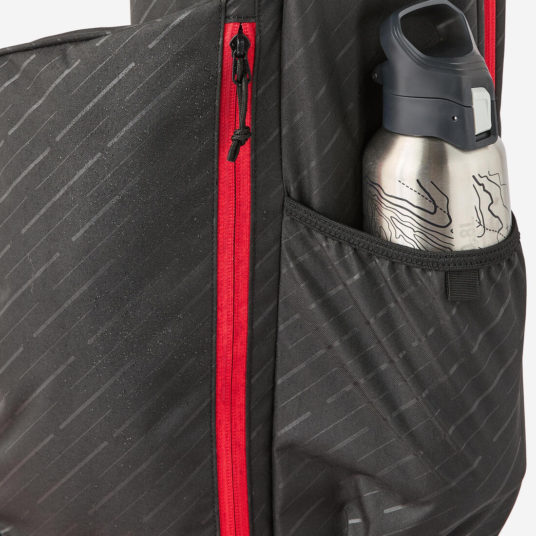 Bolsa de golf ultraligera con tripié ligero negro con rojo - Image 8