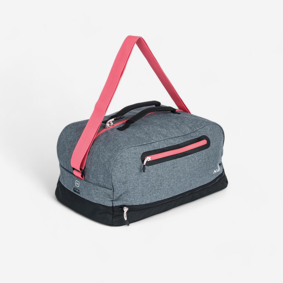 Bolsa de natación tipo duffle bag de 27 L gris con - Image 2