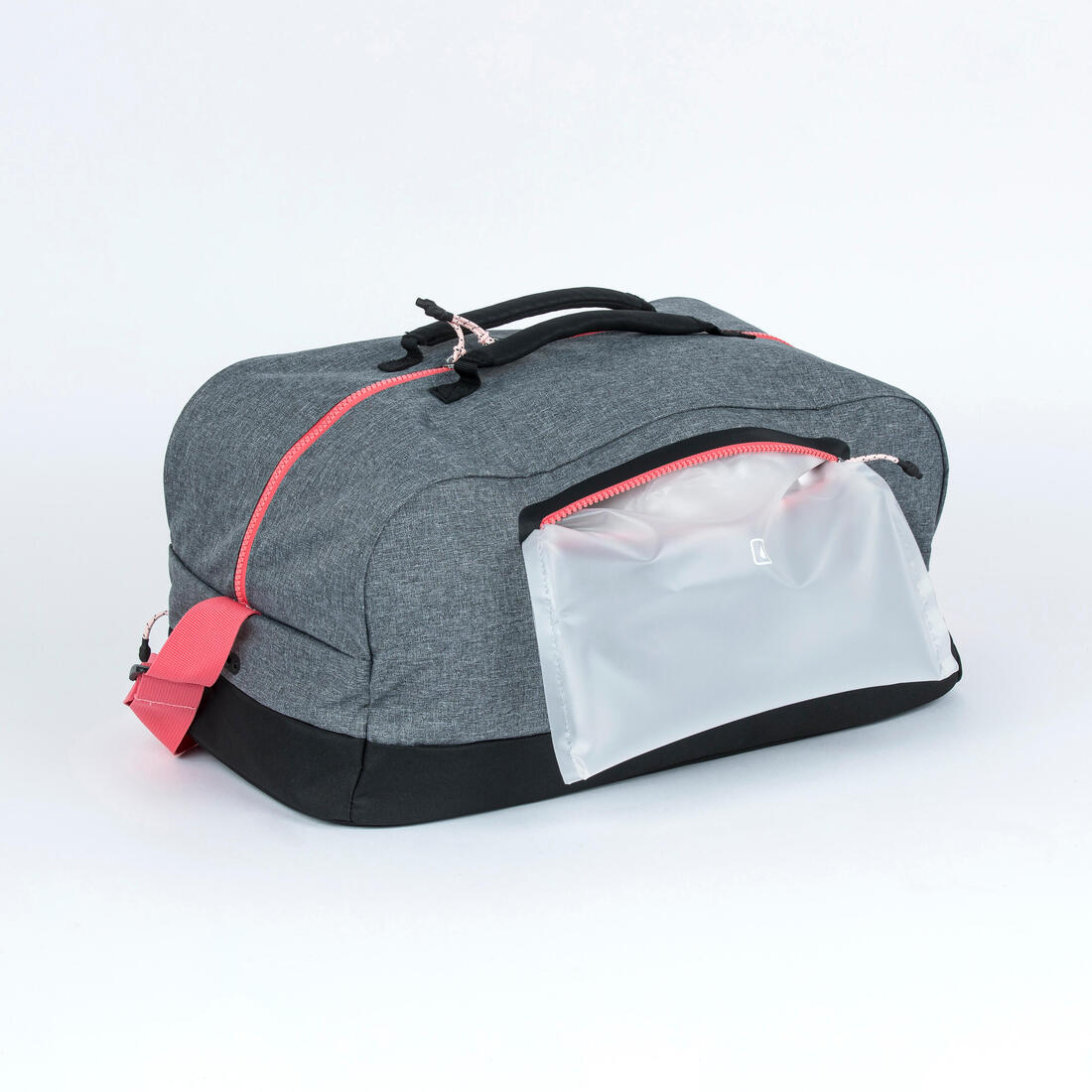 Bolsa de natación tipo duffle bag de 27 L gris con - Image 8