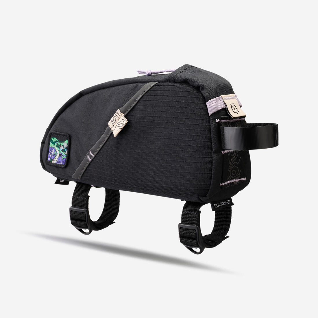 Bolsa de tubo superior para bicicleta negra de 1.5 litros Bikepacking ADVT 500 - Image 2