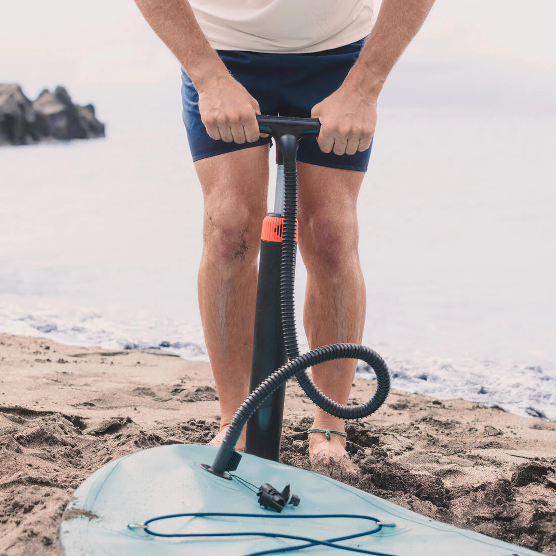 Bomba Stand Up Paddle/Kayak Fácil Alta Presión 20 PSI Doble Acción - Image 7