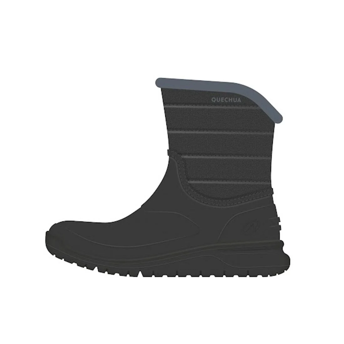 Botas cálidas de senderismo nieve impermeables mujer, NH100 Mid negro - Image 10