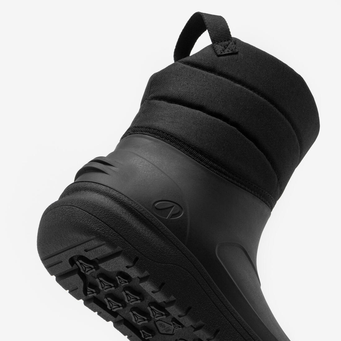 Botas cálidas de senderismo nieve impermeables mujer, NH100 Mid negro - Image 7