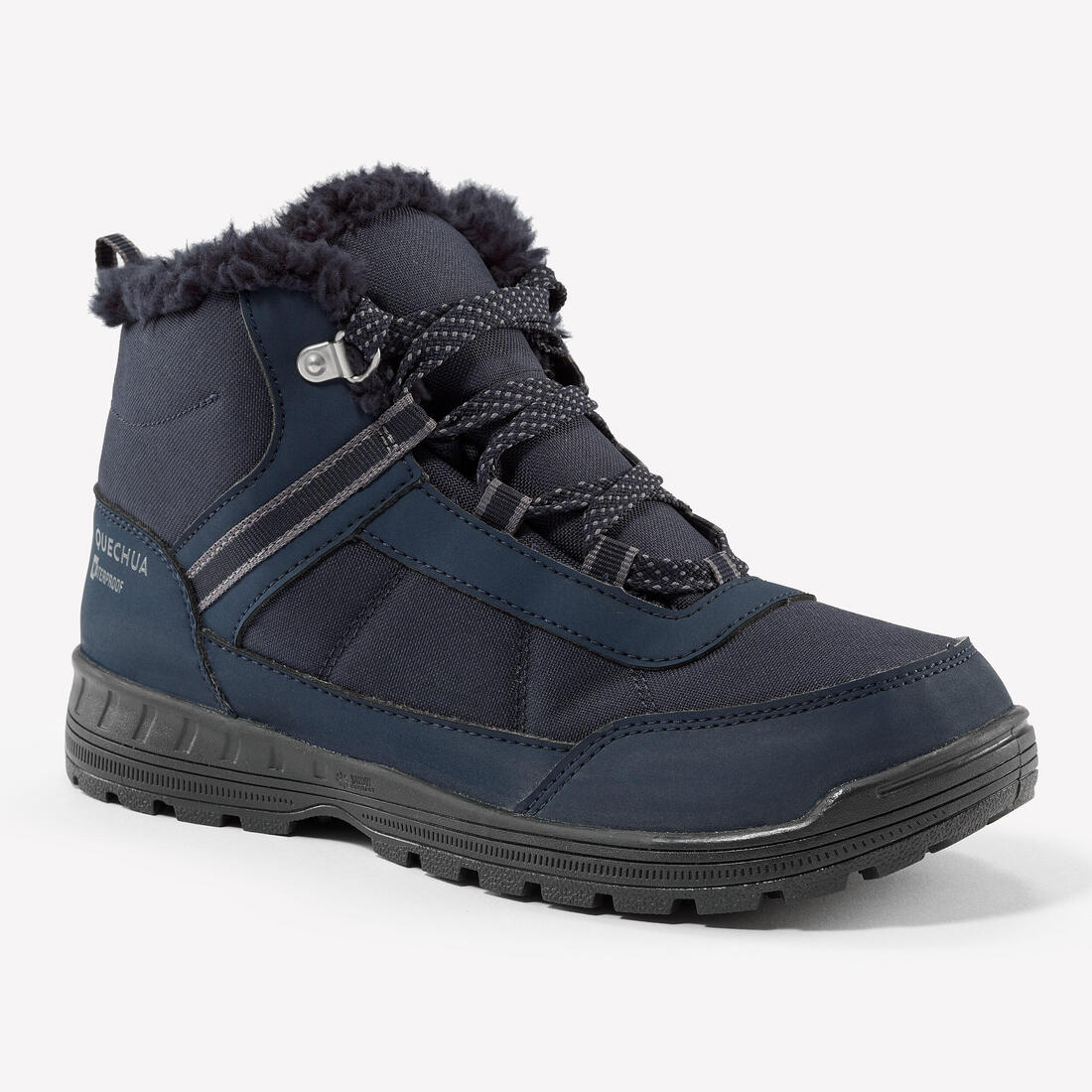 Botas cálidas e impermeables de senderismo SH100 cintas - niños 35-38 - Image 10