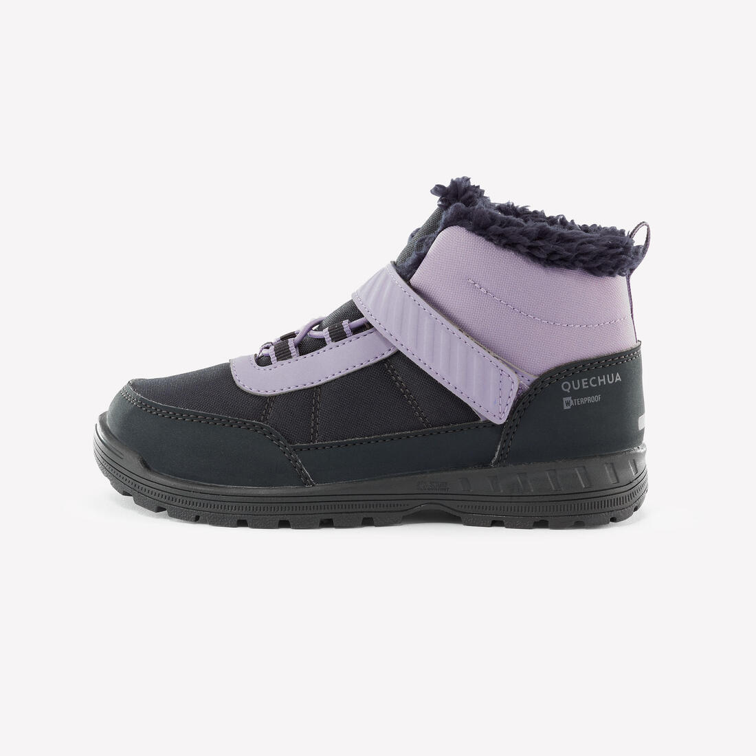 Botas cálidas impermeables de senderismo tira autoadherente - niños 24-34