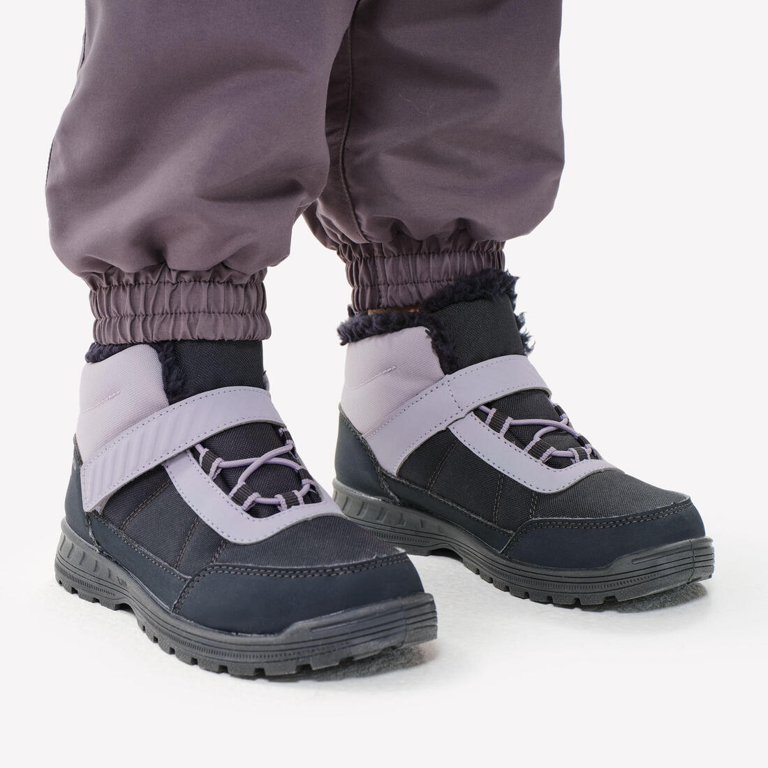 Botas cálidas impermeables de senderismo tira autoadherente - niños 24-34 - Image 11