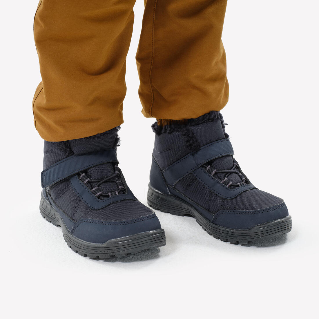 Botas cálidas impermeables de senderismo tira autoadherente - niños 24-34 - Image 12