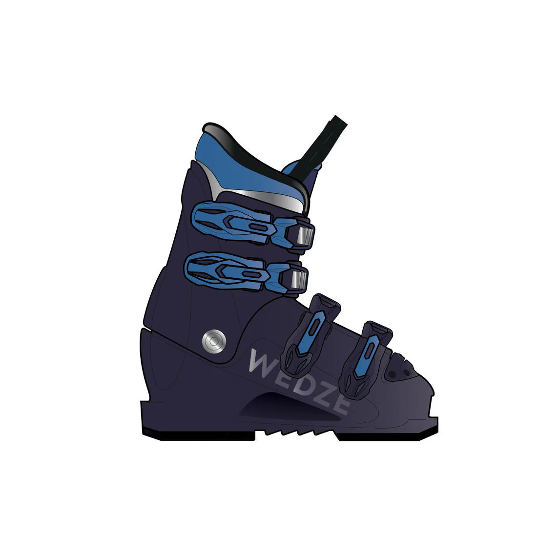BOTAS DE ESQUÍ NIÑOS - 500 - AZUL - Image 10