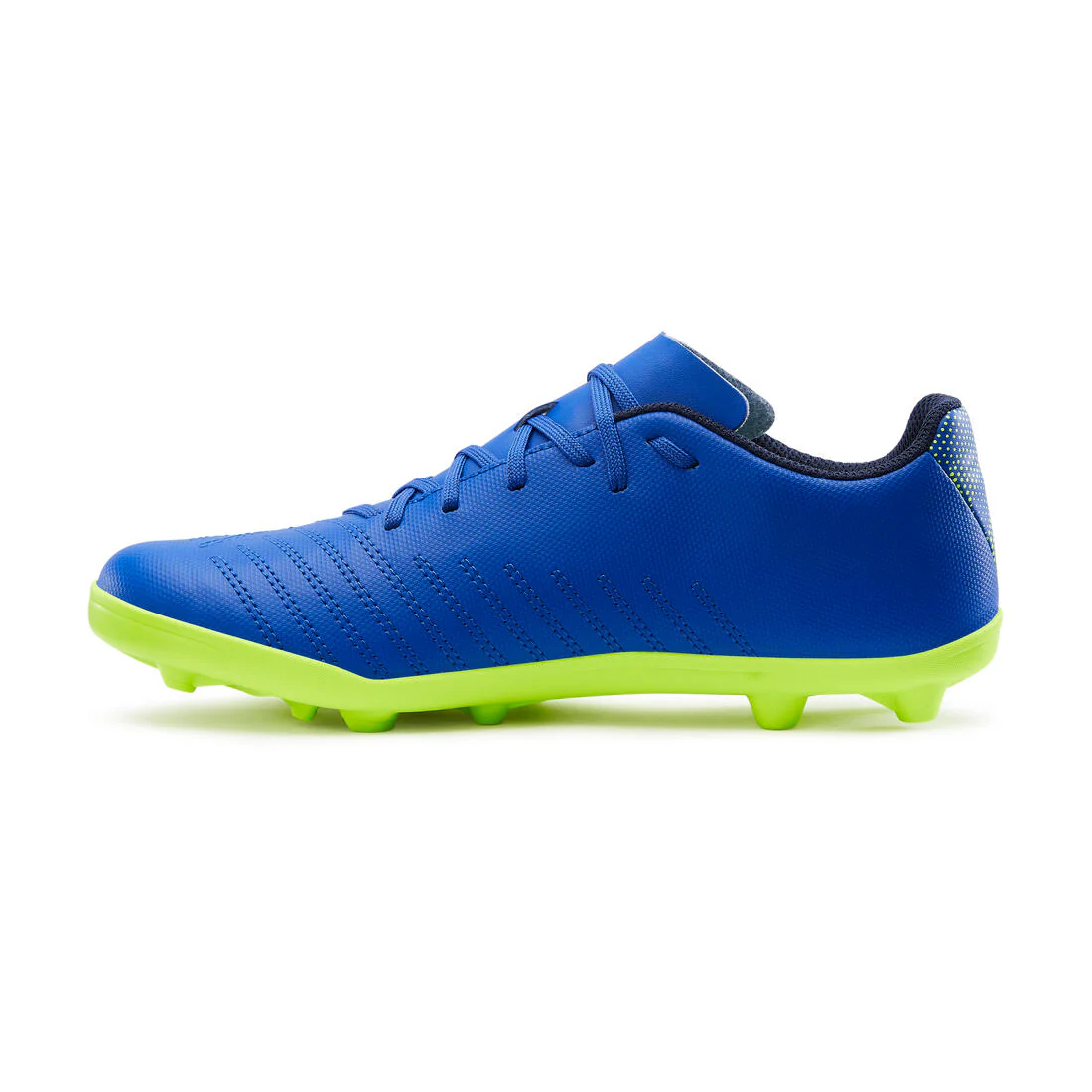 Botas de fútbol Niños Kipsta Agility 140 FG burdeos naranja azul - Image 2