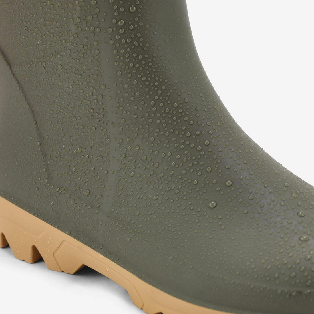 Botas de lluvia impermeables verdes para adulto Land 100 - Image 7