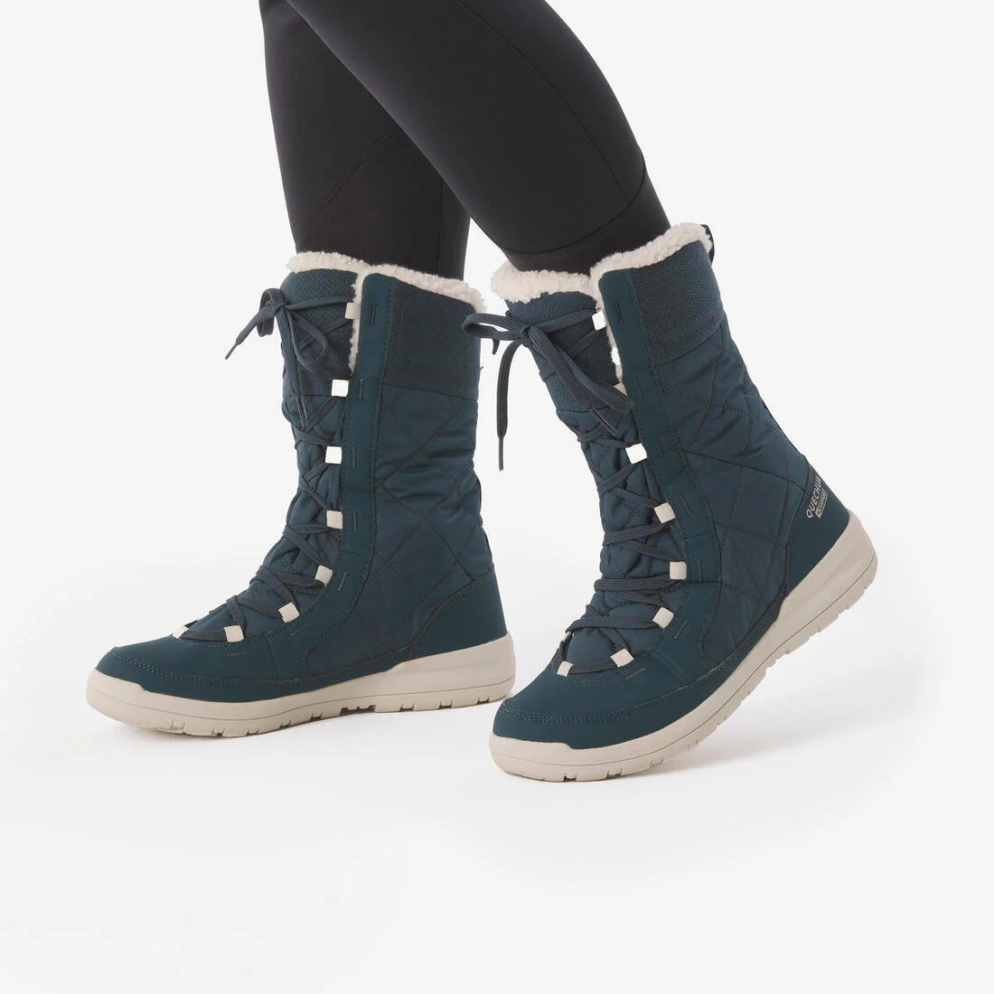 Botas de nieve altas, cálidas e impermeables para mujer NH500 - Image 15