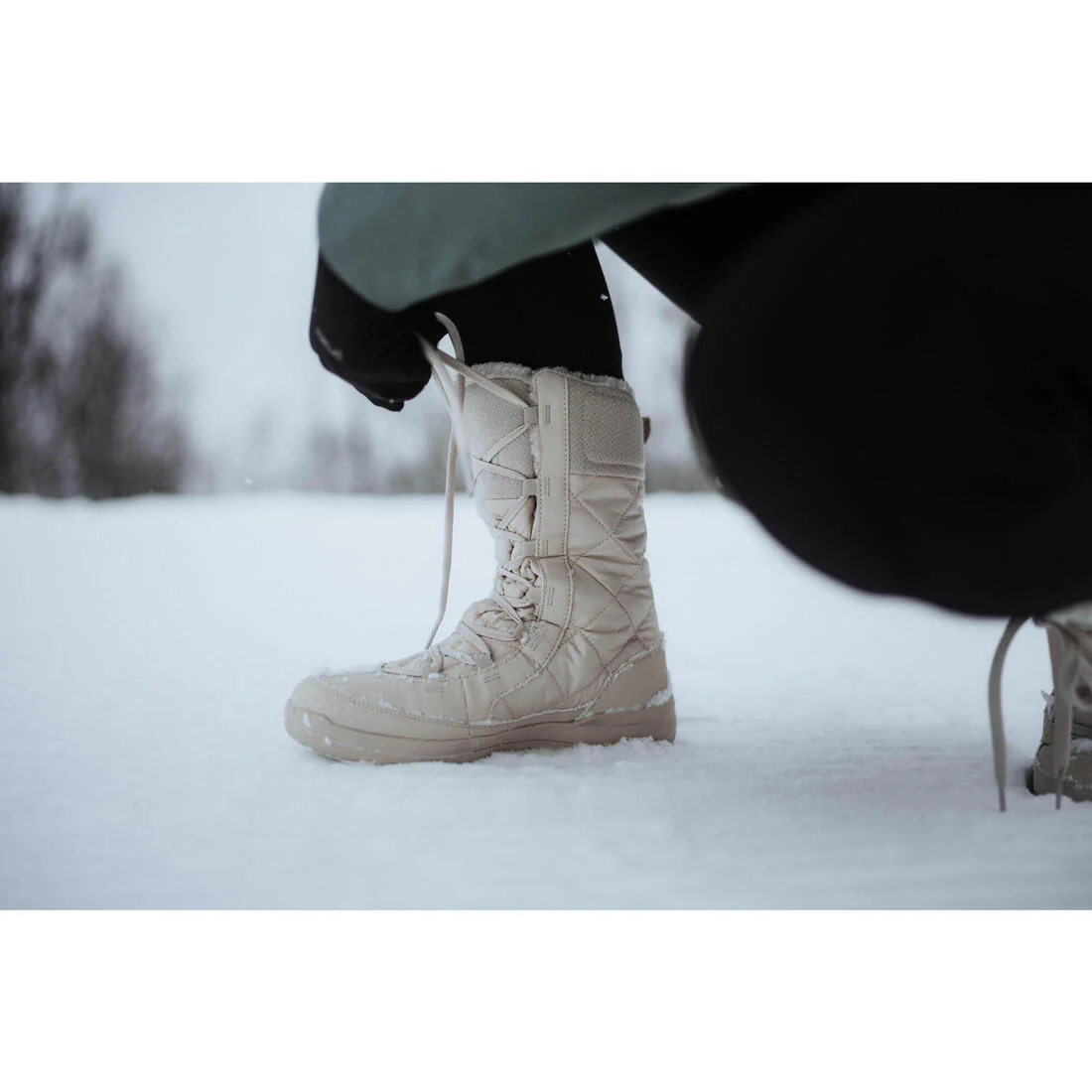 Botas de nieve altas, cálidas e impermeables para mujer NH500 - Image 23
