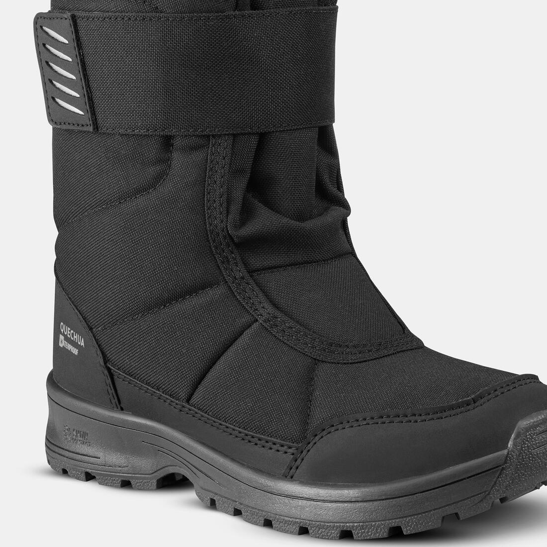 Botas de nieve de senderismo cálidas e impermeables con tira autoadherente SH100 - Image 6