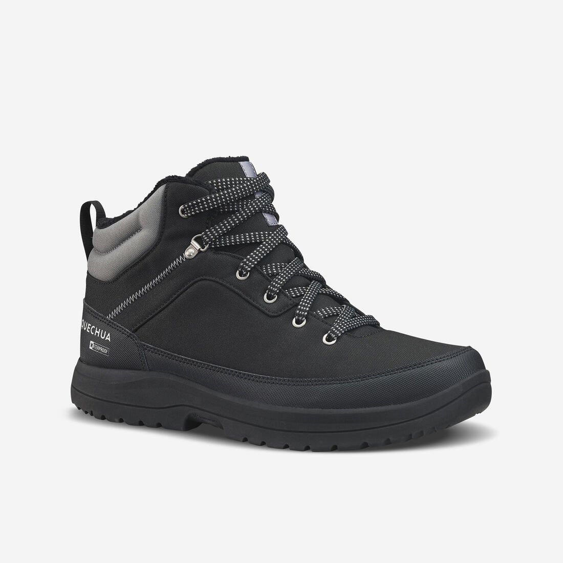 Botas de senderismo cálidas e impermeables de caña media para hombre SH100