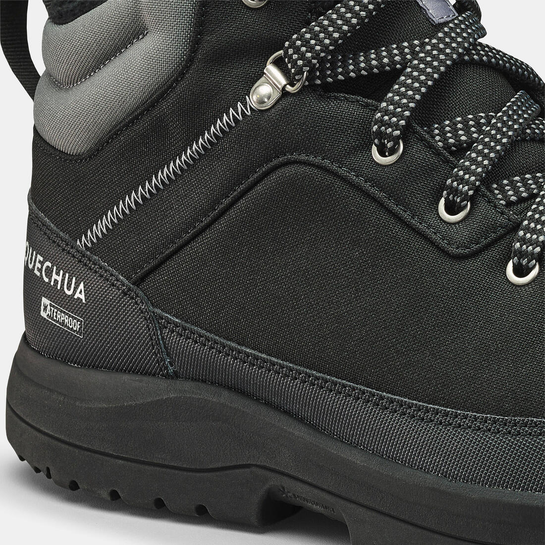 Botas de senderismo cálidas e impermeables de caña media para hombre SH100 - Image 5