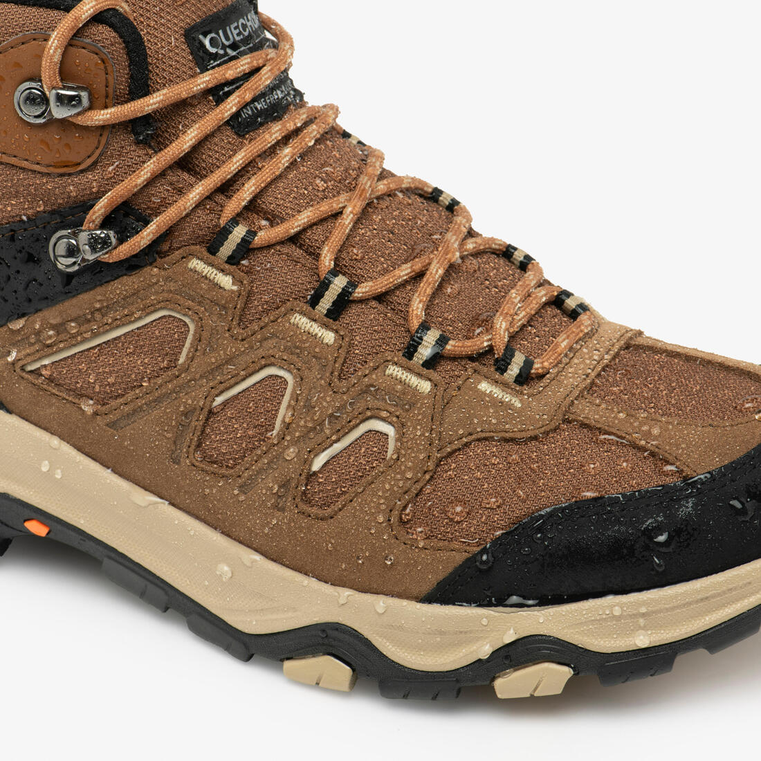 Botas de senderismo caña alta impermeables hombre, MH500 marrón - Image 22