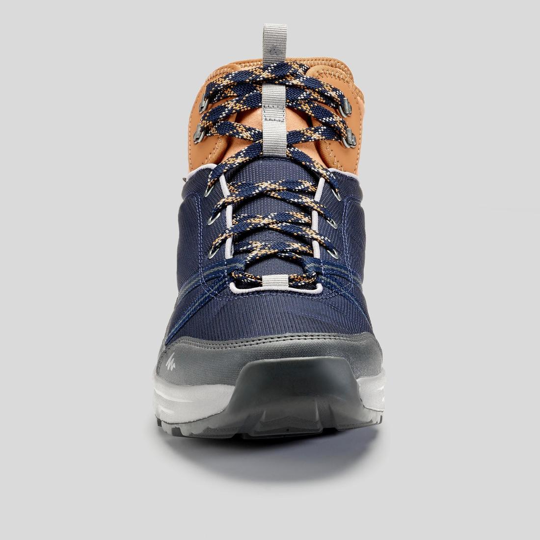 Botas de senderismo impermeables azules para hombre NH100 Mid WP - Image 3