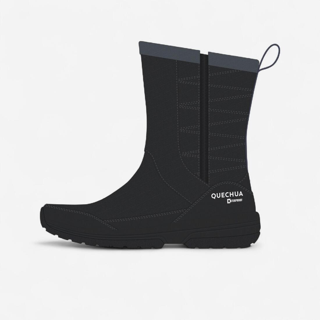Botas de senderismo impermeables para nieve negras para hombre NH100 - Image 10