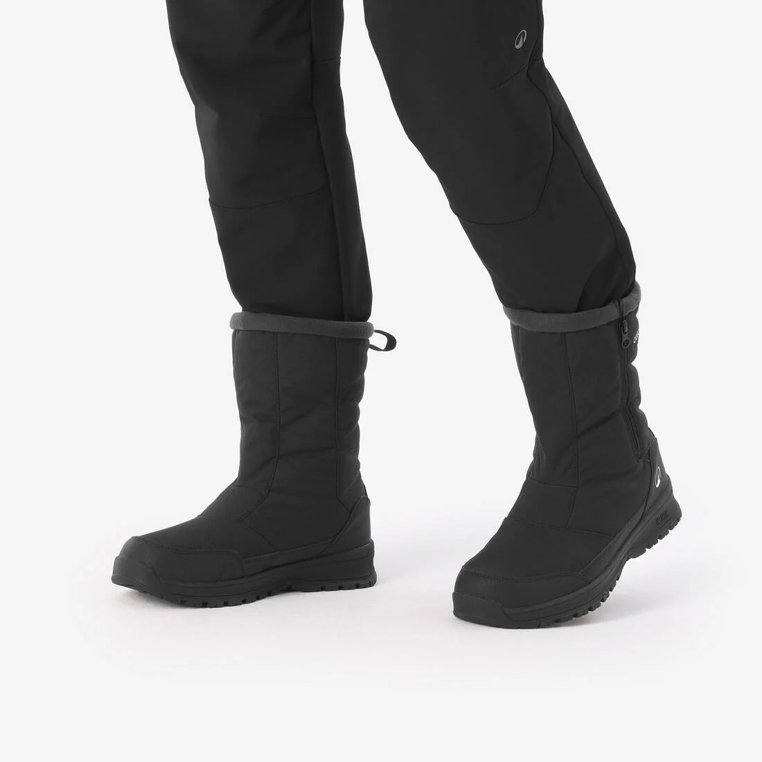 Botas de senderismo impermeables para nieve negras para hombre NH100 - Image 8