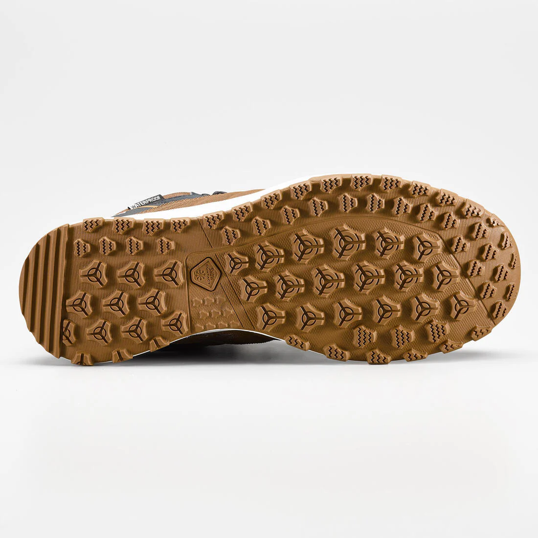 Botas de senderismo impermeables y cálidas cafés para hombre NH500 Mid - Image 12